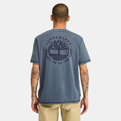 Timberland Men's Merrymack River Graphic T-Shirt Blue