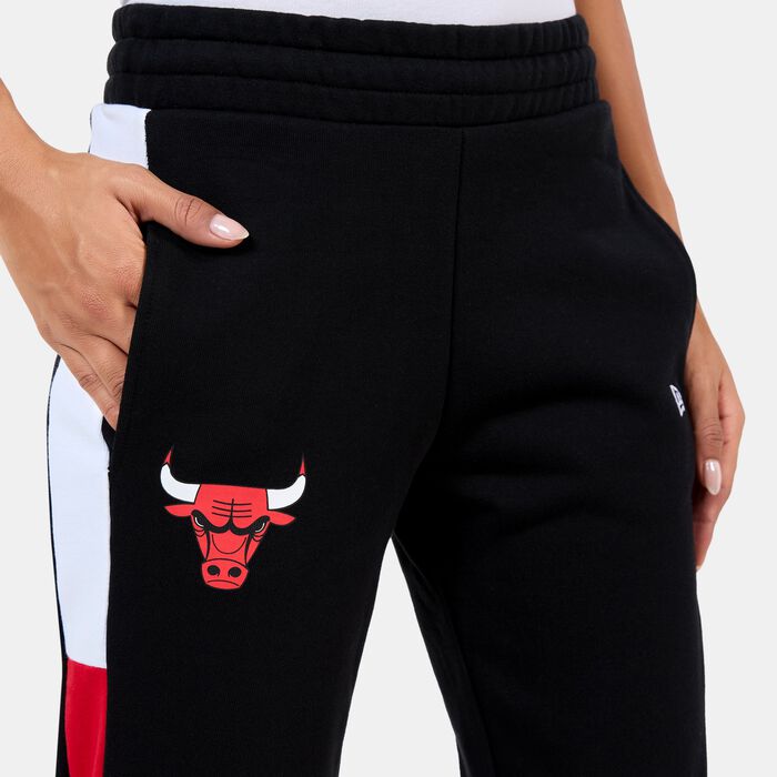 New Era Women's NBA Chicago Bulls Colourblock Sweatpants Black image number 3
