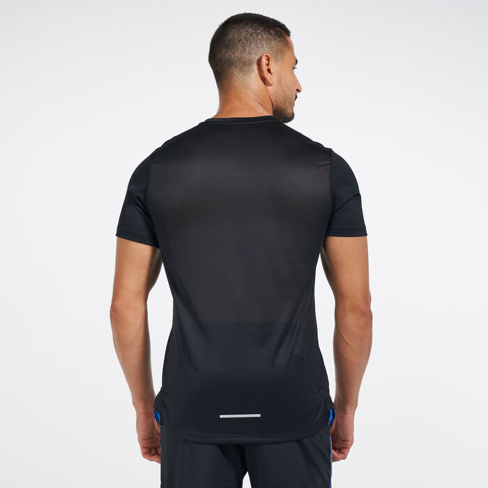 Nike Men's Dri-FIT Miller Running T-Shirt Black Nike Men's Dri-FIT Miller Running T-Shirt Black image number 2