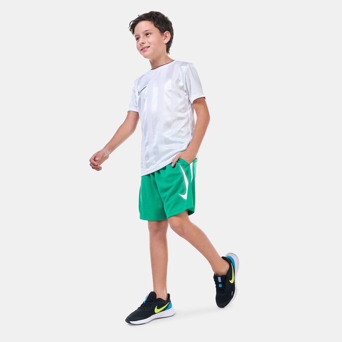Nike Kids' Multi Dri-FIT Graphic Training Shorts Green Nike Kids' Multi Dri-FIT Graphic Training Shorts Green image number 2