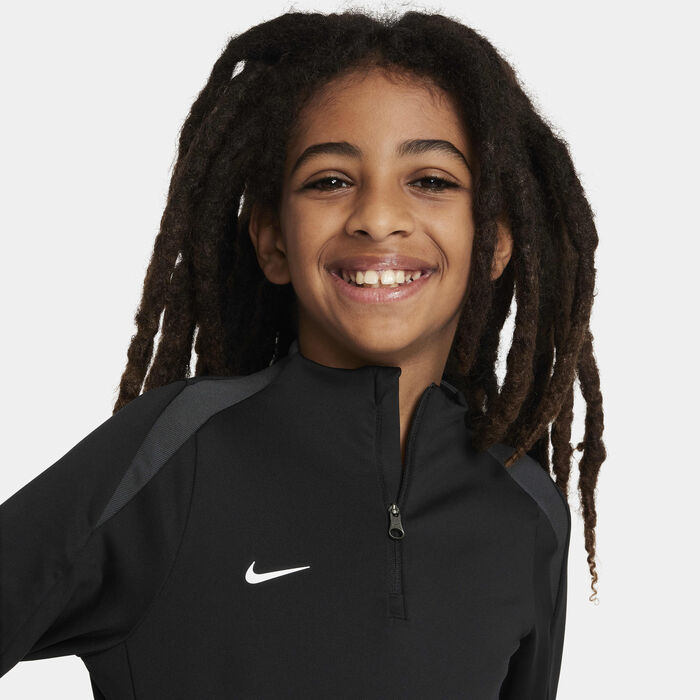 Nike Kids' Dri-FIT Strike Football Drill Top Black image number 2