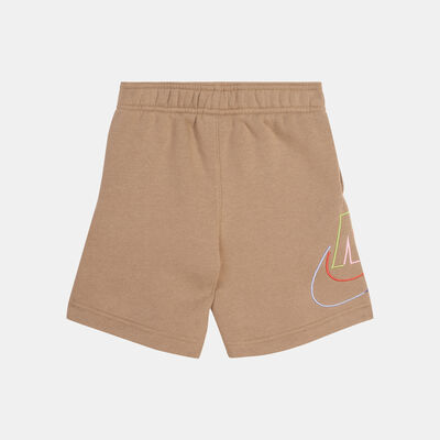 Nike Kids' Sportswear Club HBR Core Shorts Brown