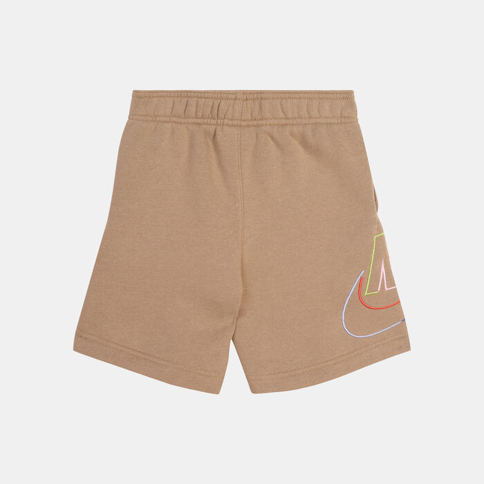 Nike Kids' Sportswear Club HBR Core Shorts Brown Nike Kids' Sportswear Club HBR Core Shorts Brown image number 1