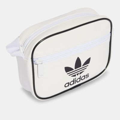 adidas Originals Men's Adicolor Classic Mini Crossbody Bag White adidas Originals Men's Adicolor Classic Mini Crossbody Bag White