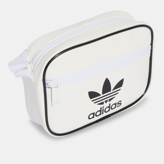 adidas Originals Men's Adicolor Classic Mini Crossbody Bag White adidas Originals Men's Adicolor Classic Mini Crossbody Bag White image number 1
