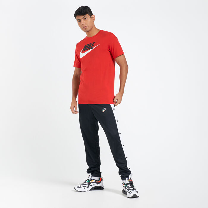 Nike Men's Sportswear Icon Futura T-Shirt Red image number 2