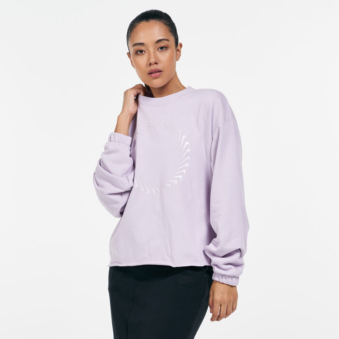 Nike Women's Sportswear Icon Clash Top Purple image number 0