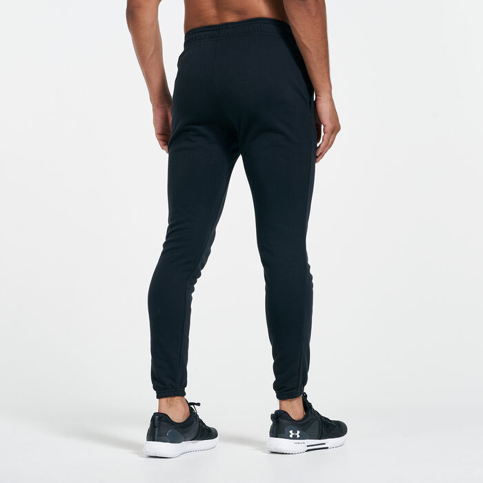 Under Armour Men's Project Rock Terry Pants Black Under Armour Men's Project Rock Terry Pants Black image number 1