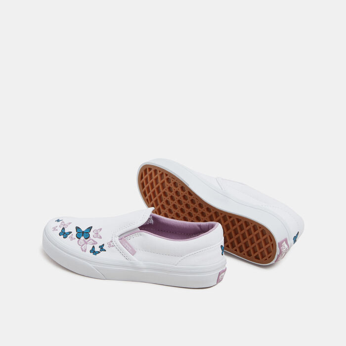Vans Kids' Classic Slip-On Shoes (Younger Kids) White Vans Kids' Classic Slip-On Shoes (Younger Kids) White image number 2
