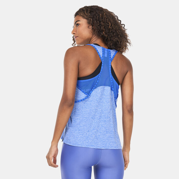 Under Armour Women's Knockout Mesh Back Tank Top Blue Under Armour Women's Knockout Mesh Back Tank Top Blue image number 1