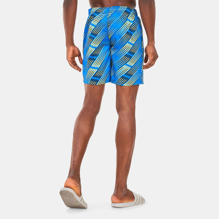 Speedo Men's Sport Allover 18-Inch Swimming Shorts Blue Speedo Men's Sport Allover 18-Inch Swimming Shorts Blue image number 1