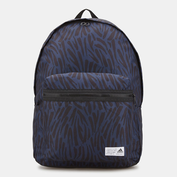 adidas Originals Classic Graphic Backpack Grey adidas Originals Classic Graphic Backpack Grey image number 0