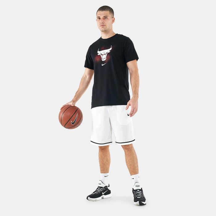 Nike Men's NBA Dri-FIT Chicago Bulls Logo T-Shirt Black Nike Men's NBA Dri-FIT Chicago Bulls Logo T-Shirt Black image number 2