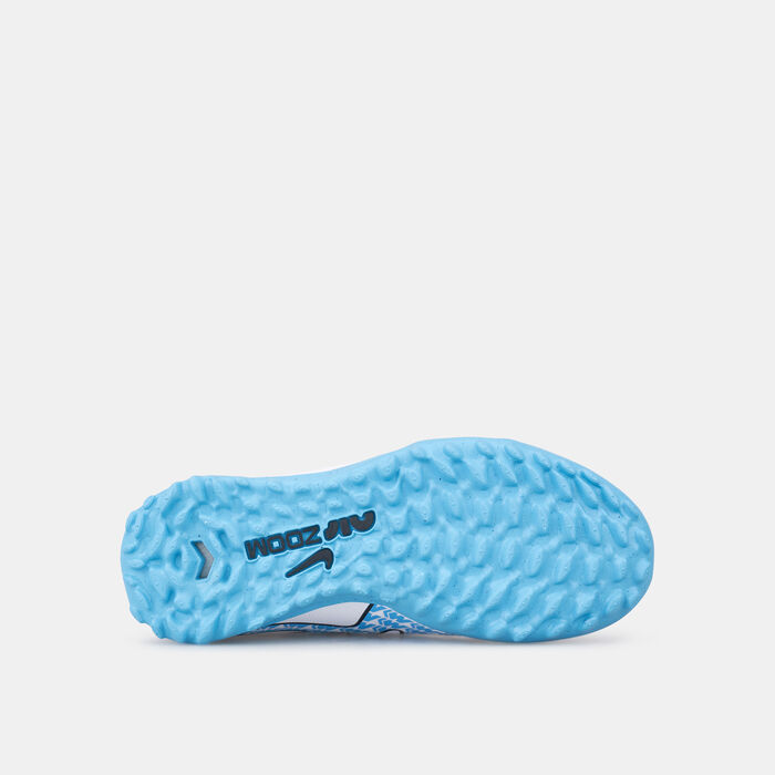 Nike Kids' Mercurial Superfly 9 Academy Turf Ground Football Shoes White Nike Kids' Mercurial Superfly 9 Academy Turf Ground Football Shoes White image number 3