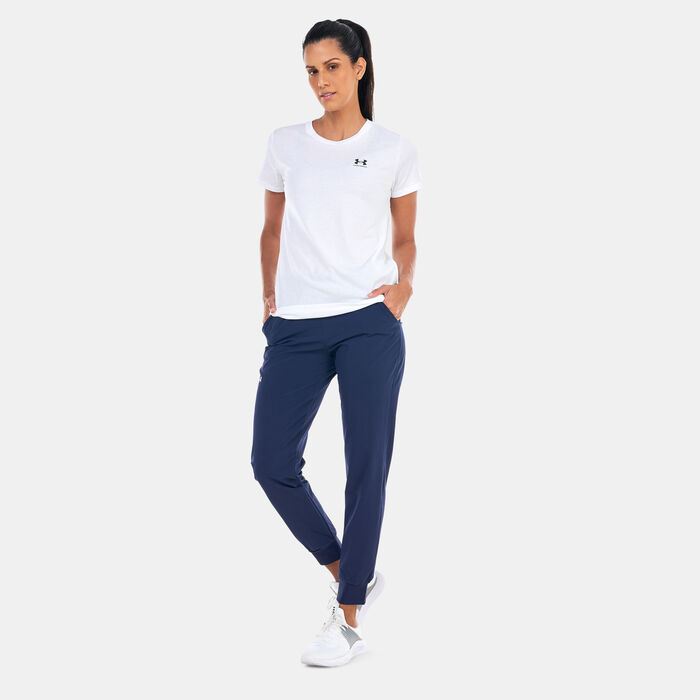 Under Armour Women's Sportstyle T-Shirt White Under Armour Women's Sportstyle T-Shirt White image number 2