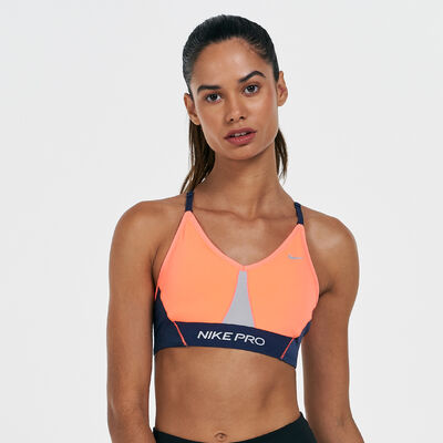 Nike Women's Pro Dri-FIT Indy Sports Bra Orange