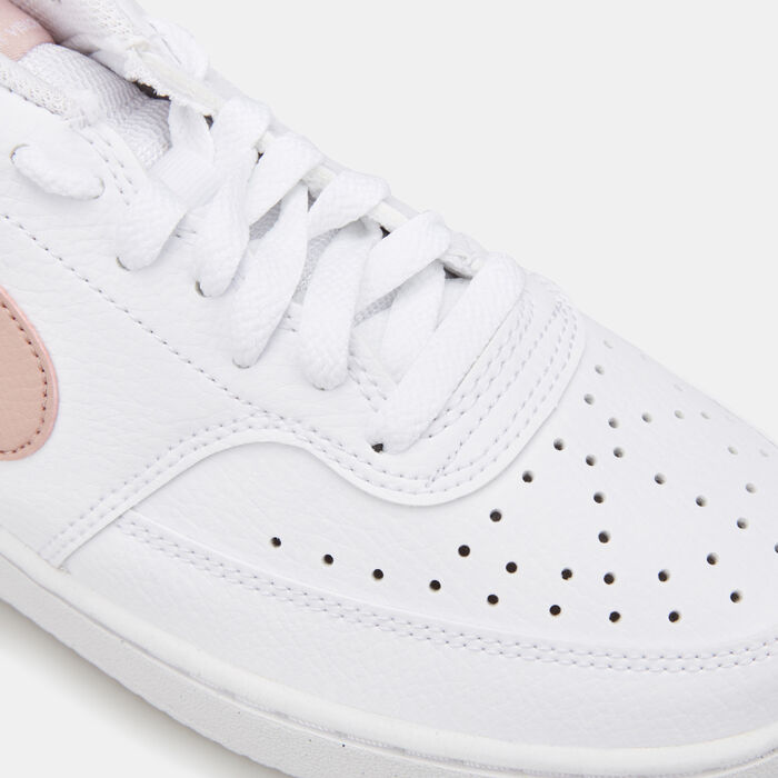 Nike Women's Court Vision Low Next Nature Shoes White image number 4