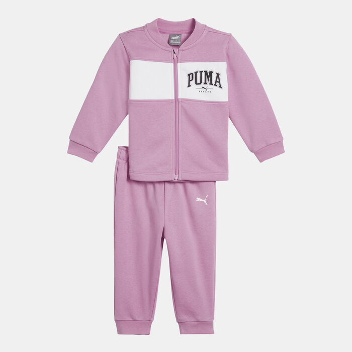 PUMA Kids' Minicats Squad Jacket and Joggers Set Pink PUMA Kids' Minicats Squad Jacket and Joggers Set Pink image number 0