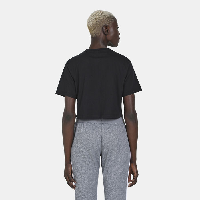 ellesse Women's Alberta Crop Top Black ellesse Women's Alberta Crop Top Black image number 1