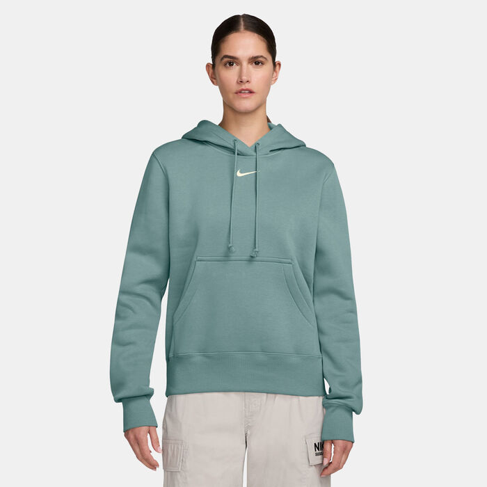 Nike Women's Sportswear Phoenix Fleece Hoodie Green image number 0