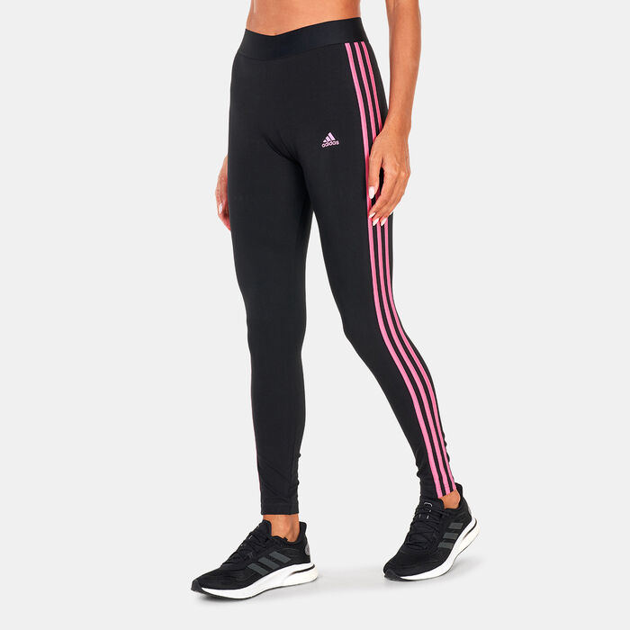 adidas Women's 3 Stripes Leggings Black adidas Women's 3 Stripes Leggings Black image number 0