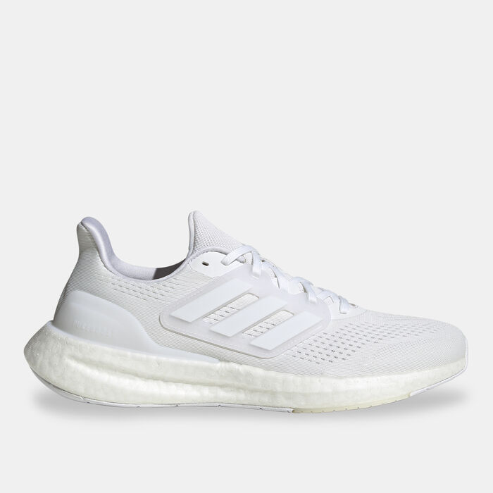 adidas Men's Pureboost 23 Running Shoes White adidas Men's Pureboost 23 Running Shoes White image number 0