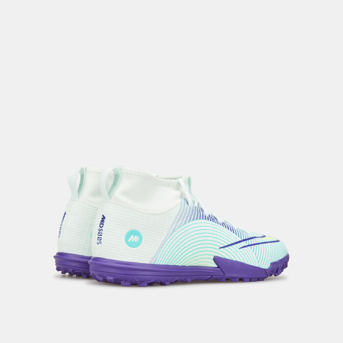 Nike Kids' Mercurial Dream Speed Superfly 8 Academy Turf Ground Football Shoe Green image number 2