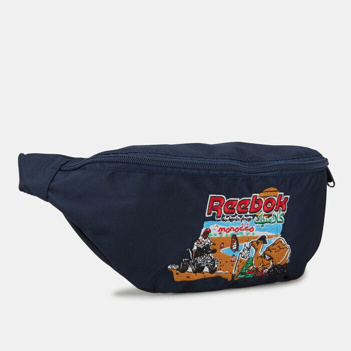 Reebok Classics Travel Hip Pack Blue Reebok Classics Travel Hip Pack Blue image number 2