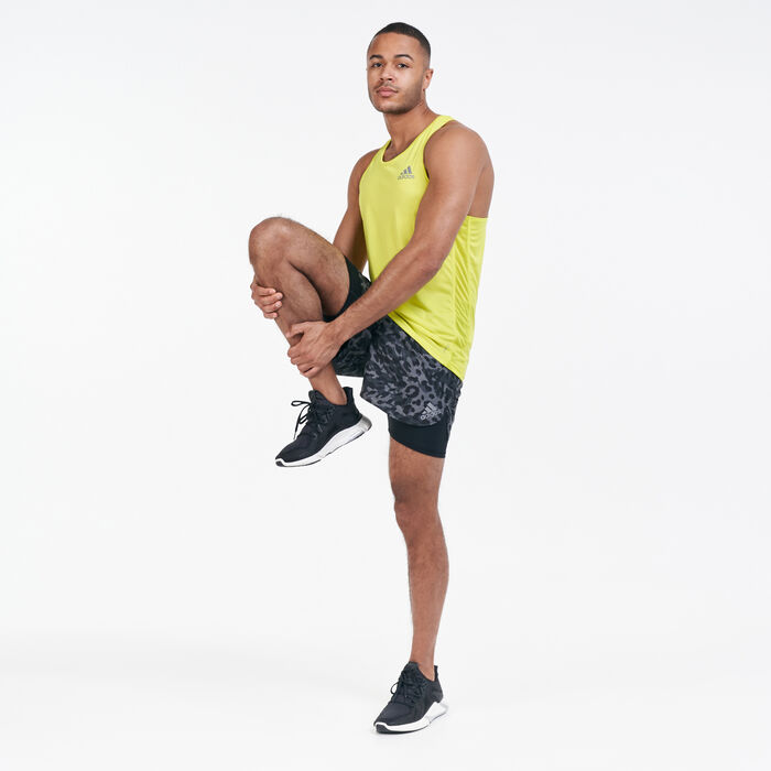 adidas Men's Own The Run Tank Top White adidas Men's Own The Run Tank Top White image number 2