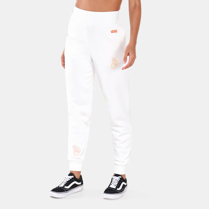 Vans Women's Paisley Check Sweatpants White image number 0