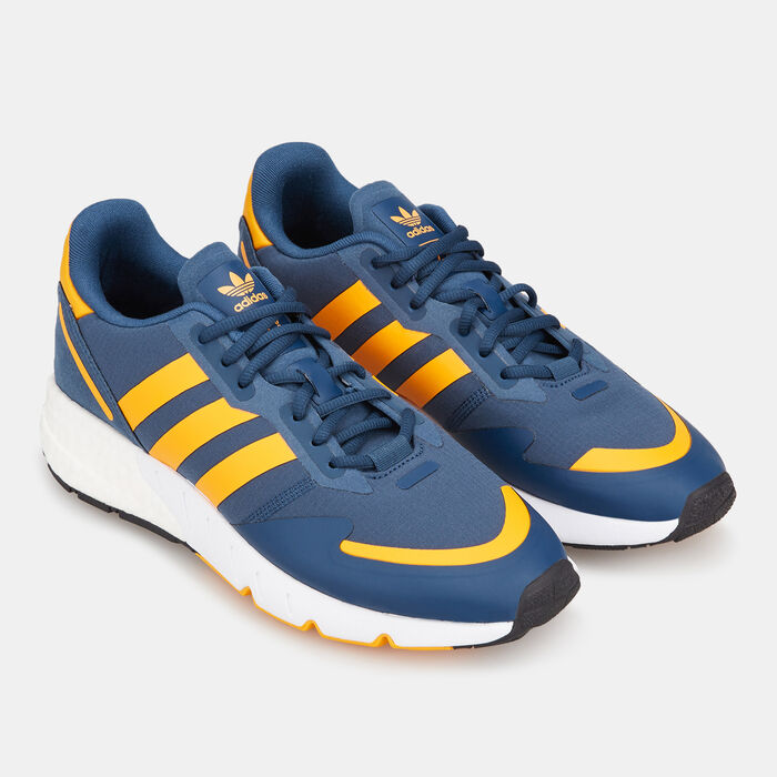 adidas Originals Men's ZX 1K Boost Shoe Blue adidas Originals Men's ZX 1K Boost Shoe Blue image number 1