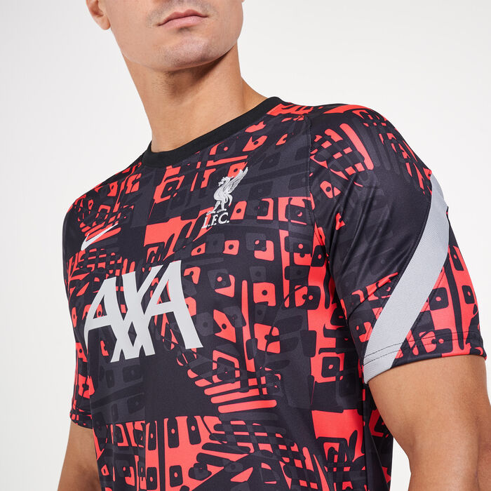 Nike Men's Liverpool F.C. Pre-Match T-Shirt Red Nike Men's Liverpool F.C. Pre-Match T-Shirt Red image number 3