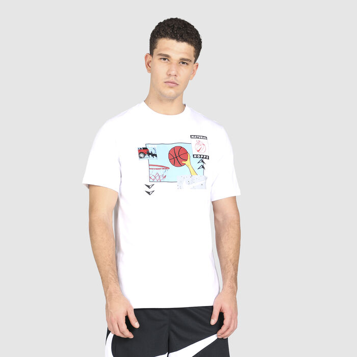 Nike Men's Basketball T-Shirt White Nike Men's Basketball T-Shirt White image number 0