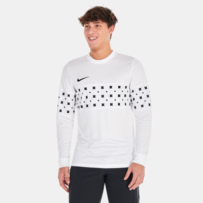 Nike Men's FC Dri-FIT Libero Graphic Long-Sleeve Football Top White Nike Men's FC Dri-FIT Libero Graphic Long-Sleeve Football Top White