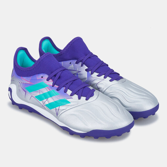 adidas Men's Copa Sense.3 Turf Ground Football Shoe Silver adidas Men's Copa Sense.3 Turf Ground Football Shoe Silver image number 2