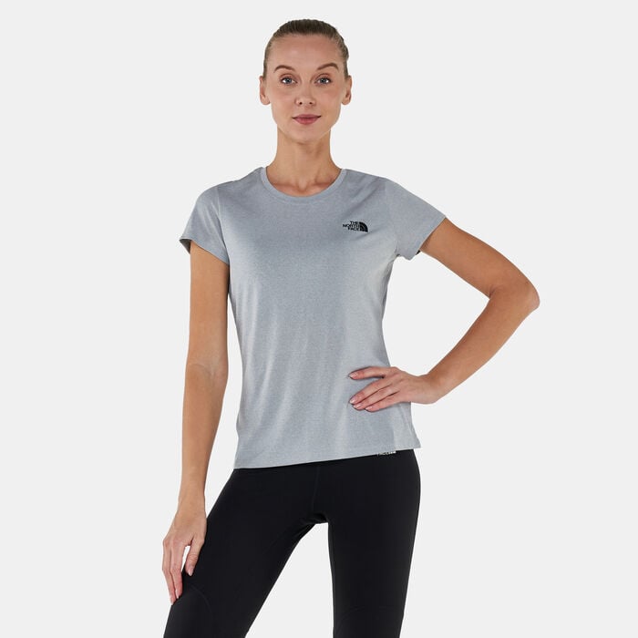 The North Face Women's Reaxion Ampere T-Shirt Grey The North Face Women's Reaxion Ampere T-Shirt Grey image number 0