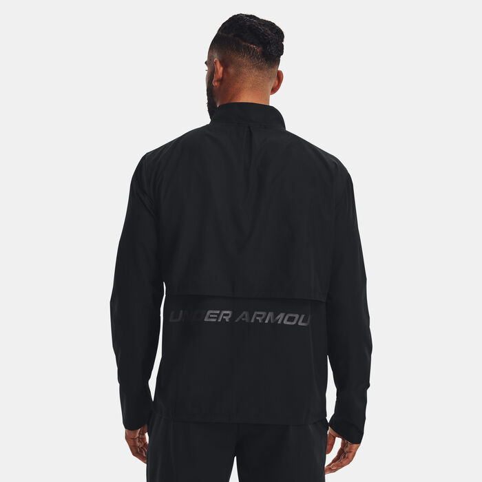 Under Armour Men's Launch Running Jacket Black Under Armour Men's Launch Running Jacket Black image number 1