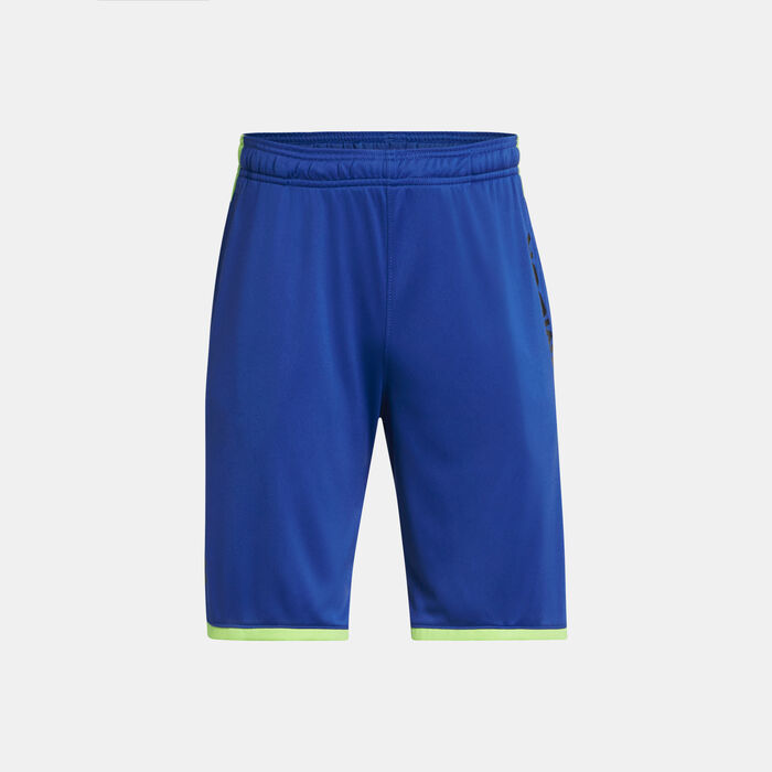 Under Armour Kids' UA Stunt 3.0 Shorts Blue Under Armour Kids' UA Stunt 3.0 Shorts Blue image number 0