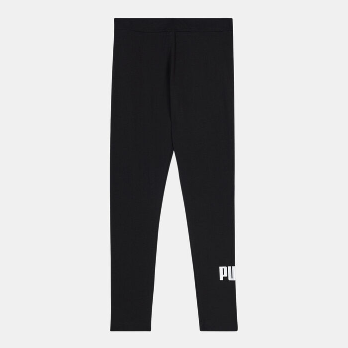 PUMA Kids' Essentials+ Logo Leggings Black PUMA Kids' Essentials+ Logo Leggings Black image number 0