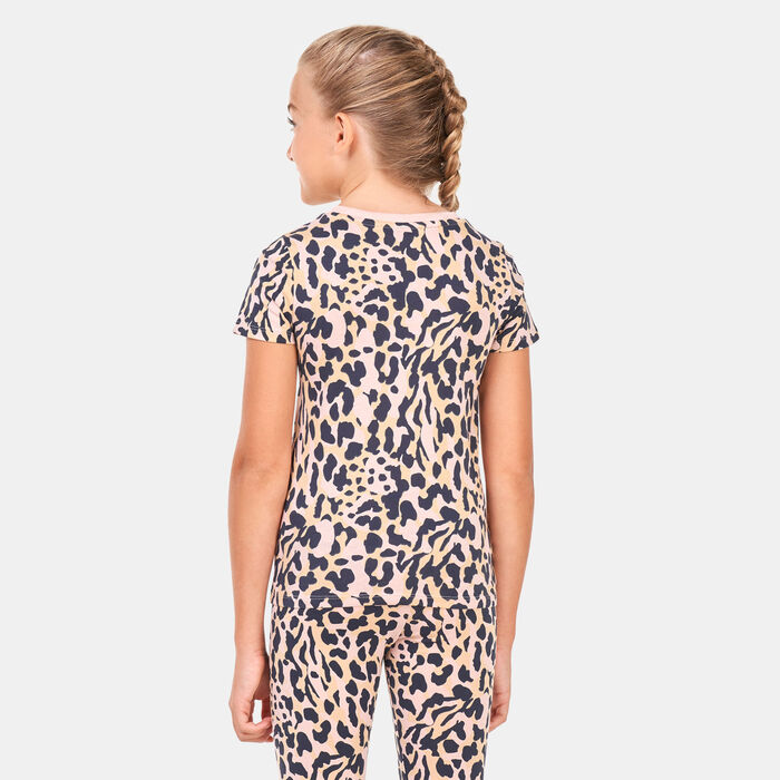 PUMA Kids' Alpha Printed T-Shirt Pink PUMA Kids' Alpha Printed T-Shirt Pink image number 1