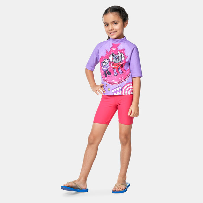 Speedo Kids' Learn To Swim Sun Protection Swimming Set Pink image number 2