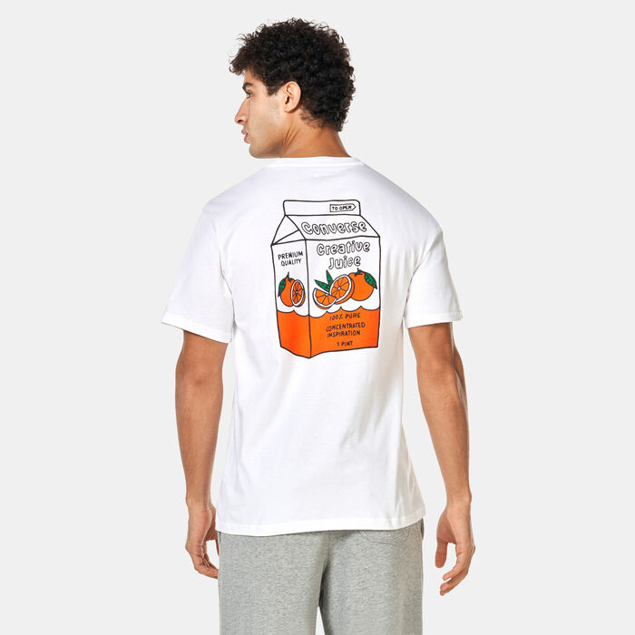 Converse Men's Creative Juice T-Shirt White Converse Men's Creative Juice T-Shirt White image number 0
