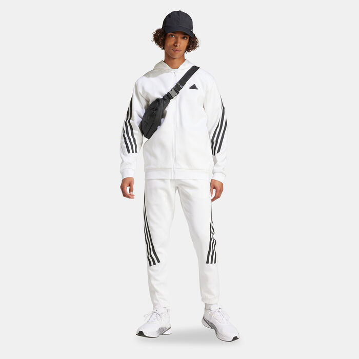 adidas Men's Future Icons 3-Stripes Joggers White adidas Men's Future Icons 3-Stripes Joggers White image number 2