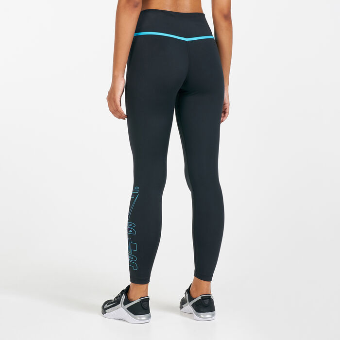 Nike Women's One Icon Clash Leggings Black Nike Women's One Icon Clash Leggings Black image number 1