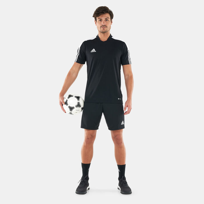adidas Men's Tiro Essentials Jersey Black adidas Men's Tiro Essentials Jersey Black image number 2