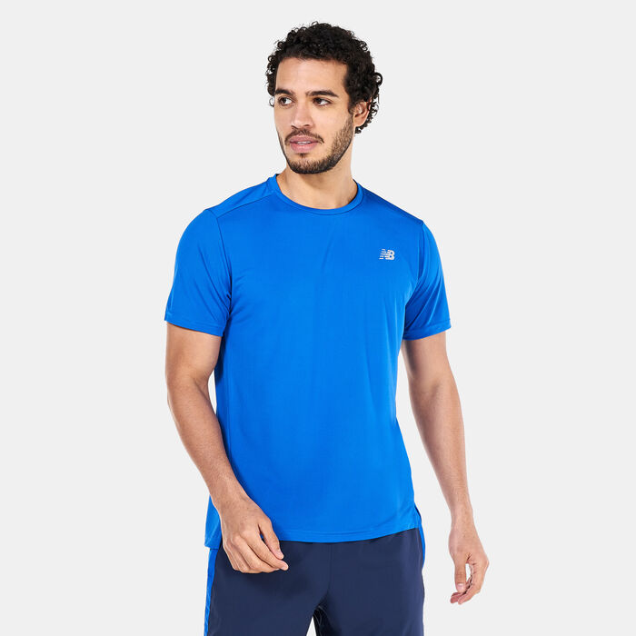 New Balance Men's Accelerate Tank Top Blue New Balance Men's Accelerate Tank Top Blue image number 0