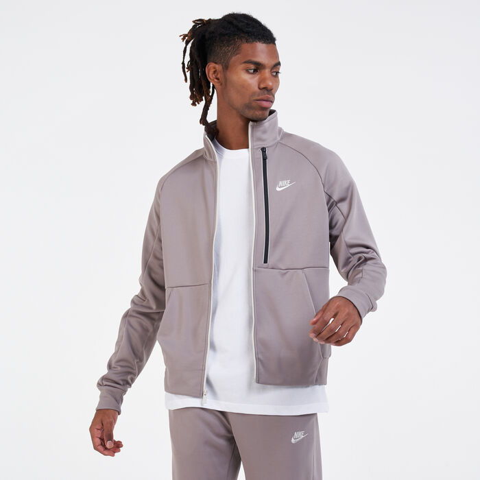 Nike Men's Sportswear N98 Tribute Track Jacket Grey image number 0