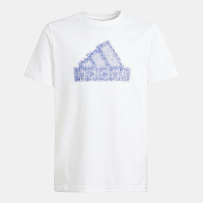 adidas Kids' Future Icons Graphic T-Shirt Beige