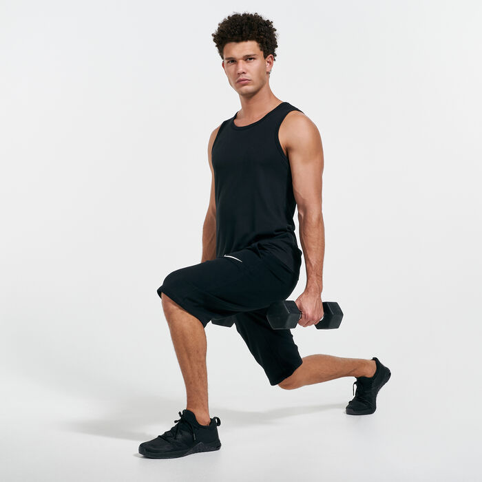 Nike Men's Dri-FIT Over-The-Knee Shorts Black image number 2