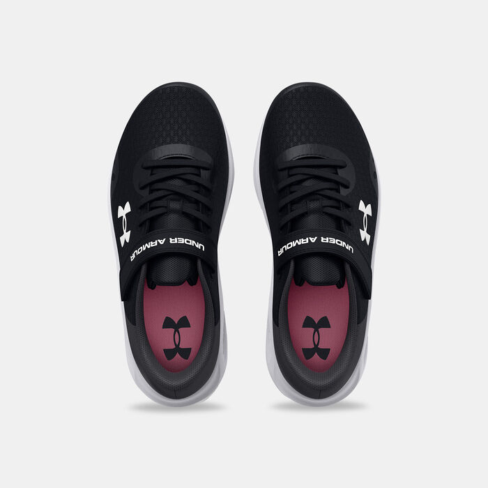 Under Armour UA Pursuit 3 AC Running Shoe (Younger Kids) Black Under Armour UA Pursuit 3 AC Running Shoe (Younger Kids) Black image number 4